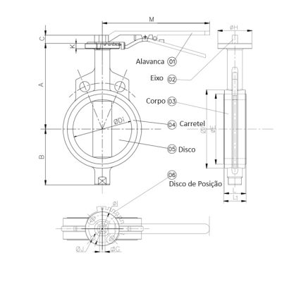 Válvula Borboleta 2